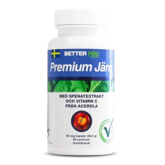 Better You Premium Järn 60 kaps
