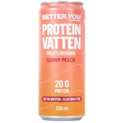 Better You Proteinvatten Sunny Peach Koffein+Elektrolyter 330 ml