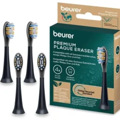 Beurer Sonic Premium Plaque Eraser Brush Heads Refill 4 st