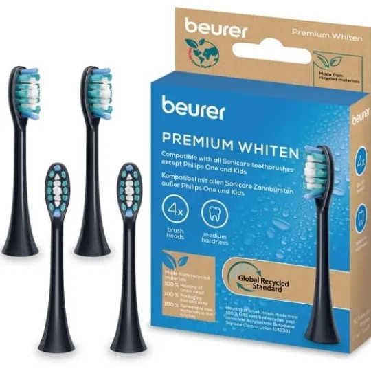 Beurer Sonic Premium Whiten Brush Heads Refill 4 st