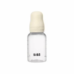 BIBS Baby Bottle Round Silicone Slow Flow Ivory 150 ml