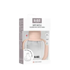 BIBS Baby Sippy Bottle Spout Silicone Blush 150 ml 1-pack