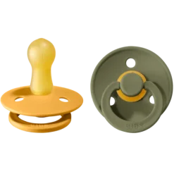 BIBS Colour Latex Size 2 Honey Bee/Olive 2-pack