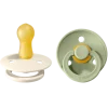 BIBS Colour Latex Size 2 Ivory/Sage 2-pack