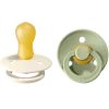 BIBS Colour Latex Size 3 Ivory/Sage 2-pack