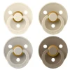BIBS Colour Latex Size 2 Ivory/Sand/Vanilla/Dark Oak 4-pack