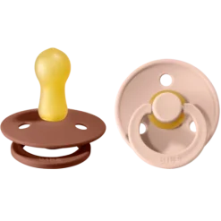 BIBS Colour Latex Size 2 Woodchuck/Blush 2-pack