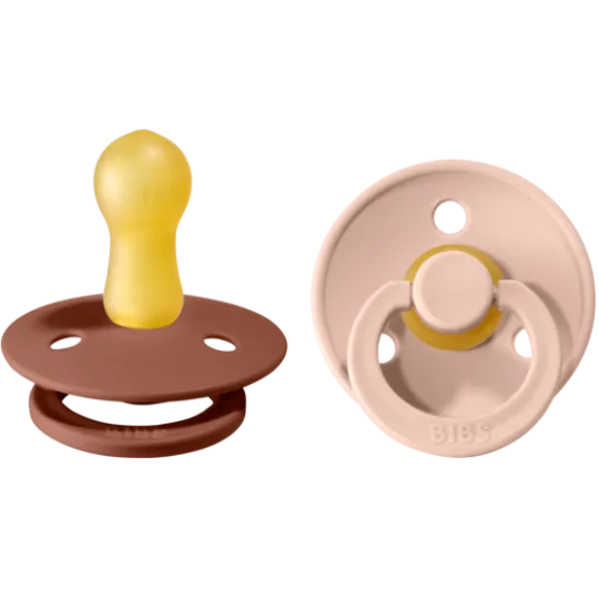 BIBS Colour Latex Size 2 Woodchuck/Blush 2-pack