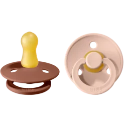 BIBS Colour Latex Size 1 Woodchuck/Blush 2-pack