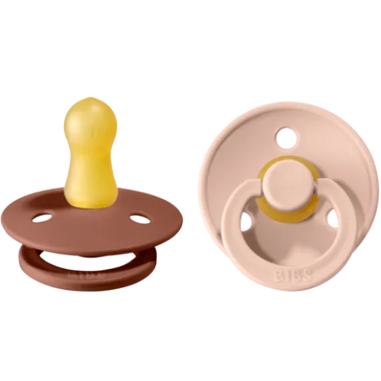 BIBS Colour Latex Size 1 Woodchuck/Blush 2-pack