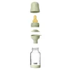 BIBS Glass Baby Bottle Round Latex Slow Flow Sage 120 ml