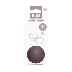 BIBS Pacifier Case Mini Plum