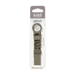 BIBS Pacifier Clip Loop Dark Oak