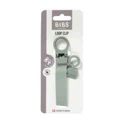 BIBS Pacifier Clip Loop Sage