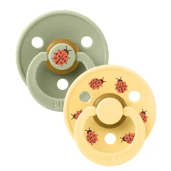 BIBS Studio Colour Latex Size 3 Ladybug Sage Mix 2-pack