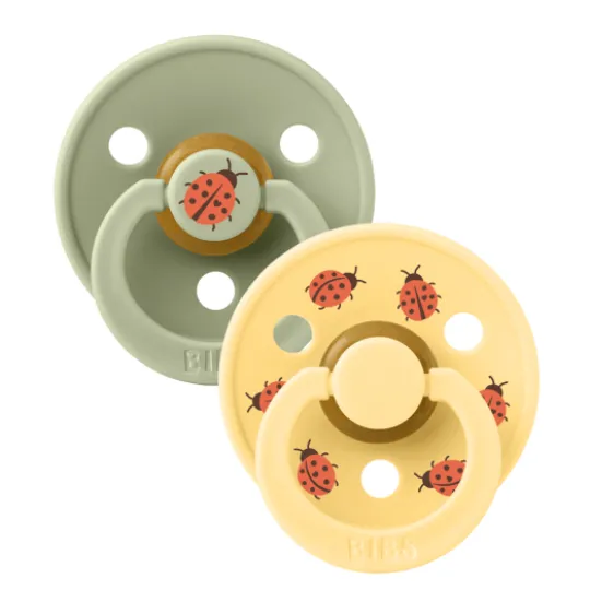 BIBS Studio Colour Latex Size 3 Ladybug Sage Mix 2-pack