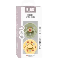 BIBS Studio Colour Latex Size 3 Ladybug Sage Mix 2-pack