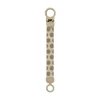 BIBS Studio Pacifier Clip Loop Polka Mega Vanilla Dark Oak