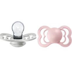 BIBS Supreme Silicone Size 2 Haze/Blossom 2-pack
