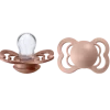 BIBS Supreme Silicone Size 1 Woodchuck/Blush 2-pack