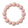 BIBS Teething Ring Beaded Blush