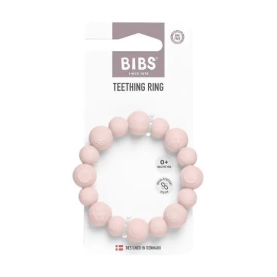 BIBS Teething Ring Beaded Petal