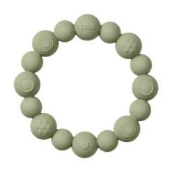 BIBS Teething Ring Beaded Sage