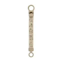 BIBS x Moomins Pacifier Clip Loop Vanilla