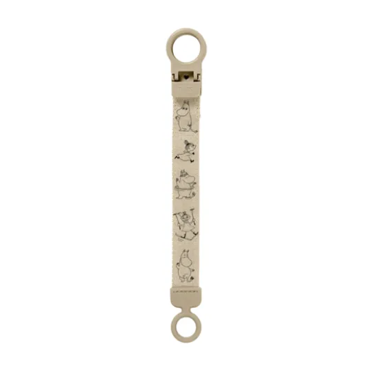 BIBS x Moomins Pacifier Clip Loop Vanilla