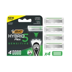 BIC Hybrid 5 Flex Sensitive Rakblad 4 st