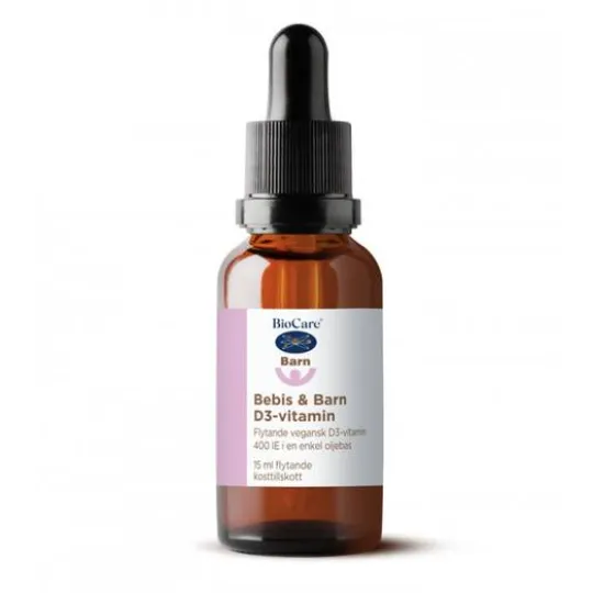 BioCare Bebis & Barn D3-vitamin 15 ml