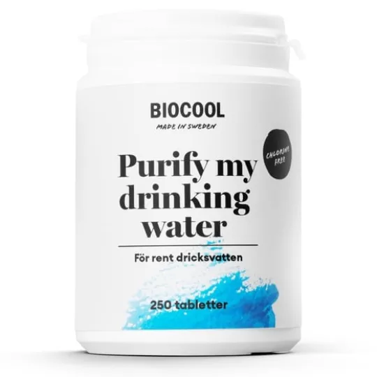 Biocool Purify my drinking water 250 tabletter