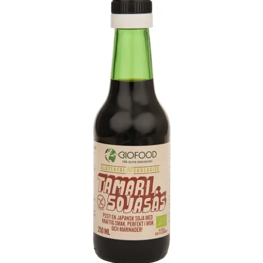 Biofood Glutenfritt Japansk Tamari Sojasås 250 ml