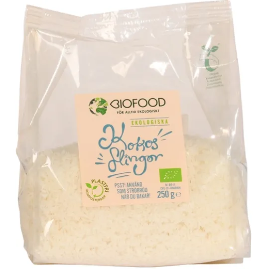 Biofood Kokosflingor 250 g