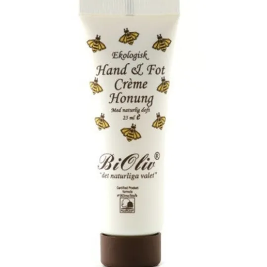 BiOliv Hand & Fotcreme Honung 25 ml