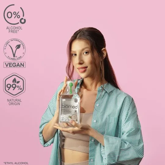 Biomed Natural Whitening Munskölj 500 ml