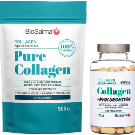BioSalma Collagen Duo – Pulver + Tabletter