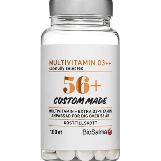 BioSalma Multivitamin 56+ D3++ 100 tabletter