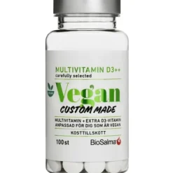 BioSalma Multivitamin Vegan D-vitamin++ 100 tabletter