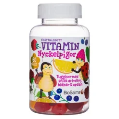 BioSalma Nyckelpiga Multivitamin 60 tuggtabletter