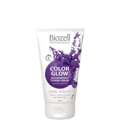 Biozell Color Glow Nourishing Toning Mask Cool Violet 150 ml