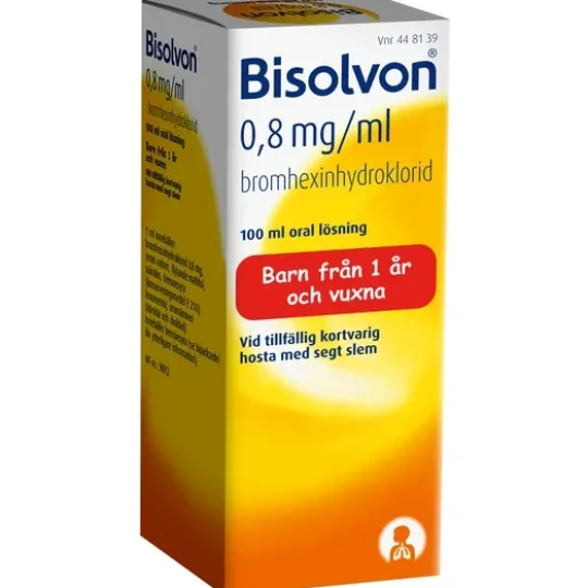 Bisolvon oral lösning 0,8 mg/ml 100 ml