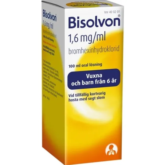 Bisolvon oral lösning 1,6 mg/ml 100 ml