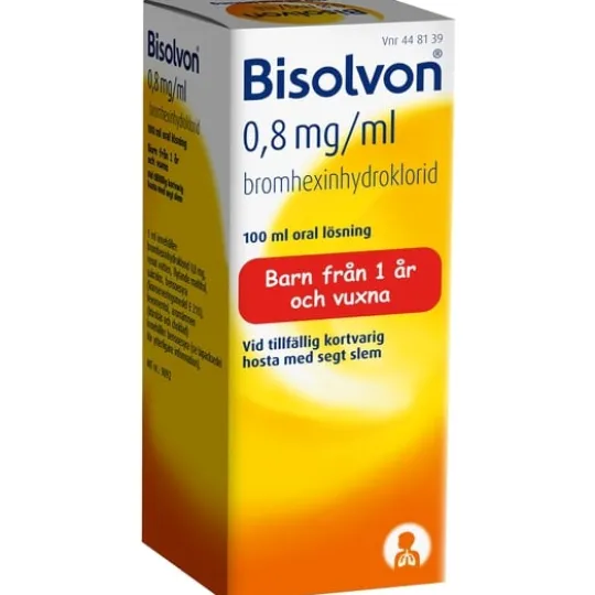 Bisolvon oral lösning 0,8 mg/ml 100 ml