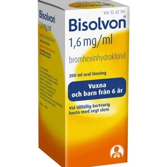Bisolvon oral lösning 1,6 mg/ml 200 ml