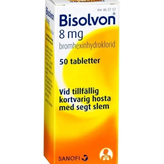 Bisolvon, tablett 8 mg 50 st