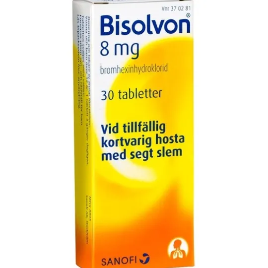 Bisolvon tablett 8 mg 30 st