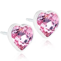 Blomdahl MP Heart 6 mm Light Rose