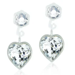 Blomdahl MP Pendant Heart 4/6 mm Crystal