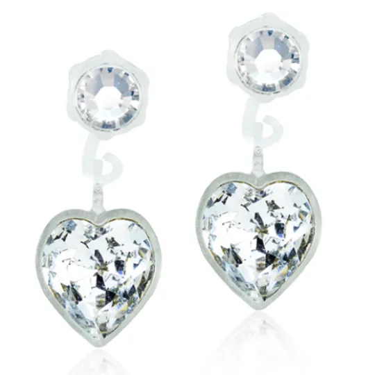 Blomdahl MP Pendant Heart 4/6 mm Crystal